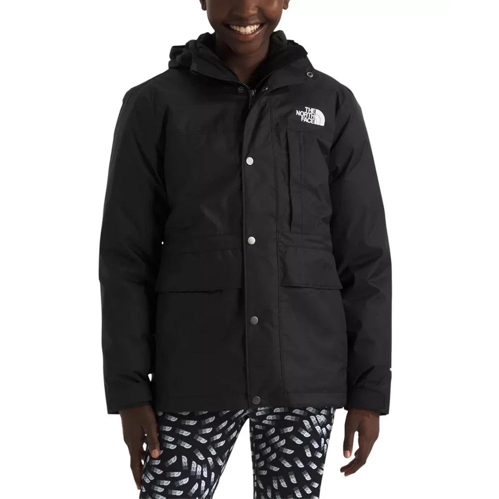 The North Face Unisex‎ Teen North Down Triclimate Coat Black Size Large L 12